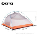2.4kg orange mountaineering trekking double tent canvas